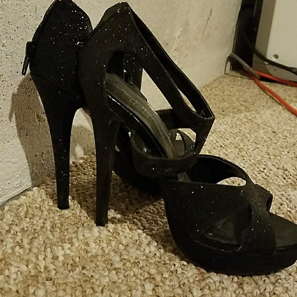 Glitter heels